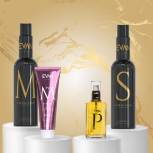 Zestaw COFFEE GOLD do włosów puszących się, suchych i wymagających wygładzenia